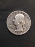 1943-S United States Washington Silver Quarter -90% Silver Coin from Estate