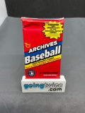 Factory Sealed 2019 Topps Archives Baseball 8 Card Pack