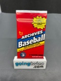 Factory Sealed 2019 Topps Archives Baseball 8 Card Pack