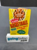 Factory Sealed 1990-91 Fleer Basketball 15 Card Wax Pack - Michael Jordan?