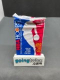 Factory Sealed 1989-90 Hoops Basketball 15 Card Pack from Vintage Hoard