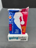 Factory Sealed 1989-90 Hoops Basketball 15 Card Pack from Vintage Hoard