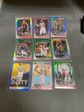 9 Card Lot of REFRACTORS and PRIZMS from Huge Collection - STARS, ROOKIES & MORE!