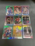 9 Card Lot of REFRACTORS and PRIZMS from Huge Collection - STARS, ROOKIES & MORE!