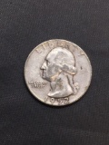1952 United States Washington Silver Quarter -90% Silver Coin from Estate