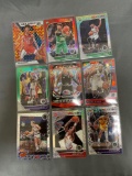 9 Card Lot of REFRACTORS and PRIZMS from Huge Collection - STARS, ROOKIES & MORE!