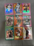 9 Card Lot of REFRACTORS and PRIZMS from Huge Collection - STARS, ROOKIES & MORE!