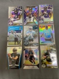 9 Card Lot of REFRACTORS and PRIZMS from Huge Collection - STARS, ROOKIES & MORE!