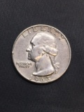 1963-D United States Washington Silver Quarter -90% Silver Coin from Estate