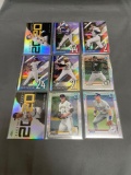 9 Card Lot of REFRACTORS and PRIZMS from Huge Collection - STARS, ROOKIES & MORE!