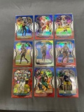 9 Card Lot of REFRACTORS and PRIZMS from Huge Collection - STARS, ROOKIES & MORE!