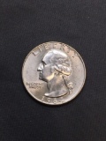 1964-D United States Washington Silver Quarter -90% Silver Coin from Estate