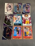 9 Card Lot of FOOTBALL ROOKIE CARDS - Mostly Newer Sets - STARS & FUTURE STARS!!