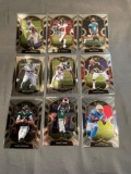 9 Card Lot of FOOTBALL ROOKIE CARDS - Mostly Newer Sets - STARS & FUTURE STARS!!
