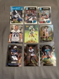 9 Card Lot of FOOTBALL ROOKIE CARDS - Mostly Newer Sets - STARS & FUTURE STARS!!
