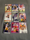 9 Card Lot of FOOTBALL ROOKIE CARDS - Mostly Newer Sets - STARS & FUTURE STARS!!