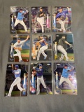 9 Card Lot of BASEBALL ROOKIE CARDS - Mostly Newer Sets - STARS & FUTURE STARS!!