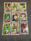 9 Card Lot of BASEBALL ROOKIE CARDS - Mostly Newer Sets - STARS & FUTURE STARS!!