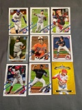 9 Card Lot of BASEBALL ROOKIE CARDS - Mostly Newer Sets - STARS & FUTURE STARS!!