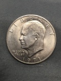 1971 United States Eisenhower Commemorative Dollar Coin from Estate Collection