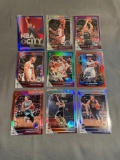 9 Card Lot of REFRACTORS and PRIZMS from Huge Collection - STARS, ROOKIES & MORE!