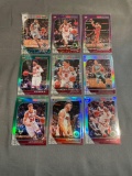 9 Card Lot of REFRACTORS and PRIZMS from Huge Collection - STARS, ROOKIES & MORE!