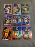 9 Card Lot of REFRACTORS and PRIZMS from Huge Collection - STARS, ROOKIES & MORE!