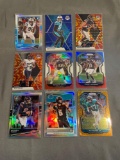 9 Card Lot of REFRACTORS and PRIZMS from Huge Collection - STARS, ROOKIES & MORE!