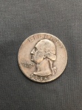 1946 United States Washington Silver Quarter -90% Silver Coin from Estate