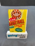 Factory Sealed 1990-91 Fleer Basketball 15 Card Wax Pack - Michael Jordan?