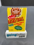 Factory Sealed 1990-91 Fleer Basketball 15 Card Wax Pack - Michael Jordan?