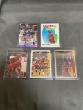 5 Card Lot of MICHAEL JORDAN Chicago Bulls Basketball Cards from Collection