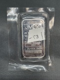 1 Troy Ounce .999 Fine Silver JOHNSON MATTHEY Silver Bullion Bar from Estate