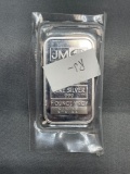 1 Troy Ounce .999 Fine Silver JOHNSON MATTHEY Silver Bullion Bar from Estate