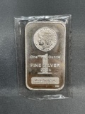 1 Troy Ounce .999 Fine Silver Morgan Dollar Design Silver Bullion Bar from Estate