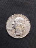 1964-D United States Washington Silver Quarter -90% Silver Coin from Estate