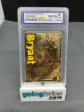 WCG Graded 1997-98 Skybox Z-Force Lakers Yellow Edition KOBE BRYANT Basketball Card - GEM MINT 10
