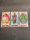 3 Card Lot of 1969-70 Topps Vintage Basketball Cards from Huge Estate Collection