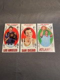 3 Card Lot of 1969-70 Topps Vintage Basketball Cards from Huge Estate Collection