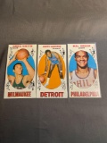3 Card Lot of 1969-70 Topps Vintage Basketball Cards from Huge Estate Collection