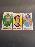 3 Card Lot of 1969-70 Topps Vintage Basketball Cards from Huge Estate Collection