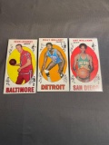 3 Card Lot of 1969-70 Topps Vintage Basketball Cards from Huge Estate Collection