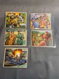 5 Card Lot of Vintage 1951 Bowman Fight the Red Menace Vintage Non-Sports Cards