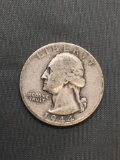 1944-D United States Washington Silver Quarter -90% Silver Coin from Estate