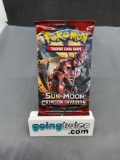 Factory Sealed Pokemon Sun & Moon CRIMSON INVASION 10 Card Booster Pack