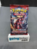 Factory Sealed Pokemon Sun & Moon CRIMSON INVASION 10 Card Booster Pack