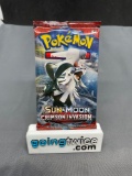 Factory Sealed Pokemon Sun & Moon CRIMSON INVASION 10 Card Booster Pack