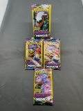 3 Count Lot of Factory Sealed Pokemon UNIFIED MINDS 3 Card Booster Packs from Retail Box