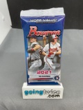 Factory Sealed 2021 BOWMAN Baseball 19 Card VALUE Pack