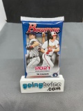 Factory Sealed 2021 BOWMAN Baseball 12 Card Pack